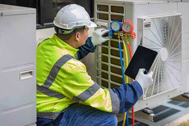 Professional Heat Pump Repair technician working in Bristol, IN